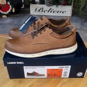 Lands' End Men's Tan Sport Oxford Shoes